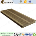 platelage en plastique fabriqué au Japon wpc decking / 145mm &amp; 105mm Brown Support type Trait bois composite en plastique plancher extérieur